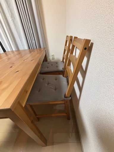 イケヤ　ダイニングテーブルセット