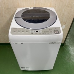 R25  SHARP　風乾燥対応　18年製　洗濯機　8㌔洗濯　冷蔵庫　安い　の画像