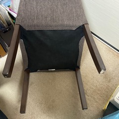 ⭐︎無料⭐︎ダイニングチェアー4脚、茶色リビング椅子の画像