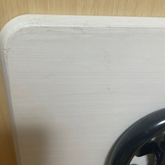 決まりました。折りたたみテーブル　ホワイト　の画像