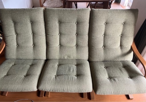 【美品】フジファニチャー（FUJI FURNITURE」）製ソファー
