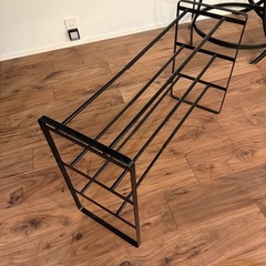 伸縮シューズラック フレーム（frame） 3段 ［山崎実業］の画像