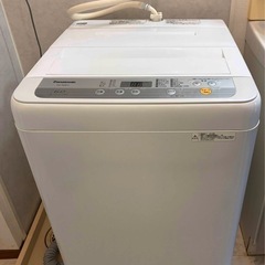 Panasonic全自動洗濯機の画像