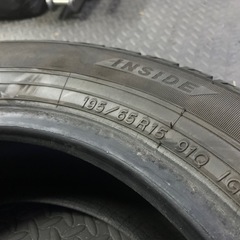 2019年製ヨコハマアイスガードiG50(195/65R15)2本の画像