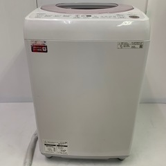 1 シャープ 7kg 2023年製 洗濯機 ES-GV7G-P の画像