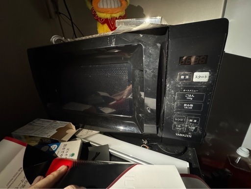 明日まで❗️
山善YAMAZHN電子レンジ17L2024年式YRM-HF171