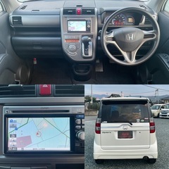 車検2年付コミコミ価格！平成23年式！ホンダゼストスパークWホンダ純正ナビ！ベルト交換済み!の画像