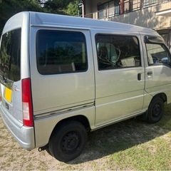 サンバーバン事故車(機関良好)カスタムベース 、部品取り等の画像
