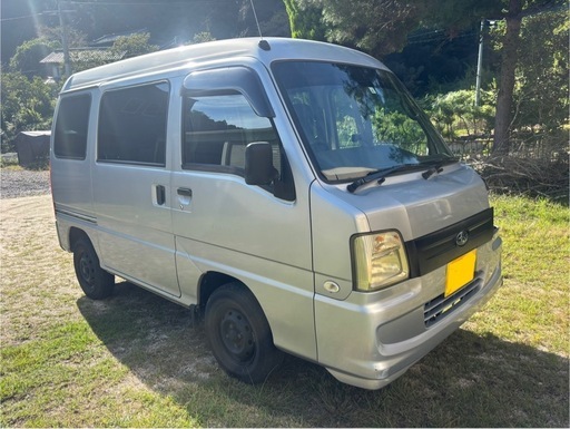 サンバーバン事故車(機関良好)カスタムベース に！コミコミ価格