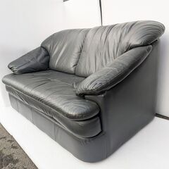 二人掛けソファ（小サイズ）1650円！ グレー 応接室にぴったり♪ ※セットにできる（大サイズ）が別で出品されていますの画像