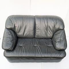 二人掛けソファ（小サイズ）1650円！ グレー 応接室にぴったり♪ ※セットにできる（大サイズ）が別で出品されていますの画像