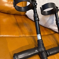 CMS-60L アルミ製松葉杖 黒の画像
