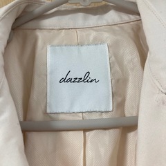 dazzlin トレンチコート ピンクベージュ Mの画像