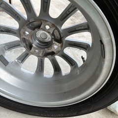スタッドレスタイヤホイール付き155/65R14インチの画像