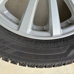 スタッドレスタイヤホイール付き155/65R14インチの画像