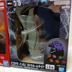 ゴジラ1.0 鎮座獣フィギュア＆7色に光るルームライトの画像