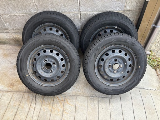165/65 R13スタッドレスタイヤ&てっちんホイール