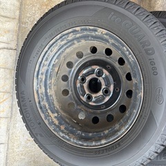 165/65 R13スタッドレスタイヤ&てっちんホイールの画像