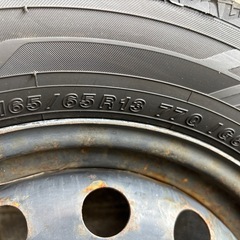 165/65 R13スタッドレスタイヤ&てっちんホイールの画像
