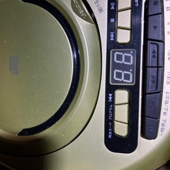 アイワCDラジオカセットレコーダーの画像