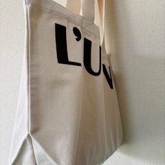 【未使用品】L'USINE トートバッグ （アイボリー）の画像