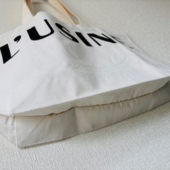 【未使用品】L'USINE トートバッグ （アイボリー）の画像