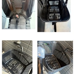 電動アシスト自転車　子供のせ　後チャイルドシートの画像