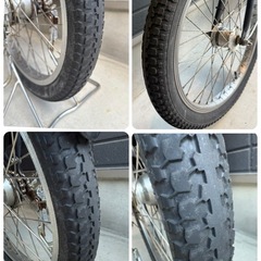 電動アシスト自転車　子供のせ　後チャイルドシートの画像