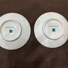 【ジャングルジャングル 岸和田和泉インター店】スヌーピー 豆皿 九谷焼 青郊窯 2枚セット 和食器 食器 ギフト 和泉市 堺市 岸和田市 泉大津市 高石市 泉北郡熊取町の画像