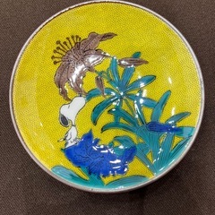【ジャングルジャングル 岸和田和泉インター店】スヌーピー 豆皿 九谷焼 青郊窯 2枚セット 和食器 食器 ギフト 和泉市 堺市 岸和田市 泉大津市 高石市 泉北郡熊取町の画像