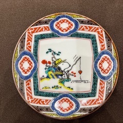 【ジャングルジャングル 岸和田和泉インター店】スヌーピー 豆皿 九谷焼 青郊窯 2枚セット 和食器 食器 ギフト 和泉市 堺市 岸和田市 泉大津市 高石市 泉北郡熊取町の画像