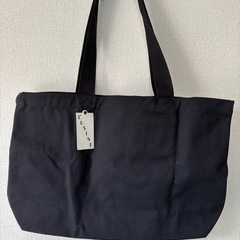 【未使用品】L'USINE トートバッグ（ブラック）の画像
