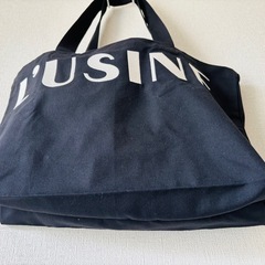 【未使用品】L'USINE トートバッグ（ブラック）の画像
