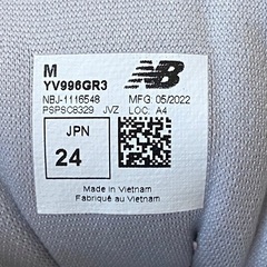 [新品] スニーカー  New Balance  Junior 24.0cmの画像