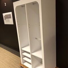 【展示品・未使用品】ワードロープ 衣類収納 クローゼット 🚚自社配送時💳代引き可🚚(現金、クレジット、スマホ決済対応)の画像