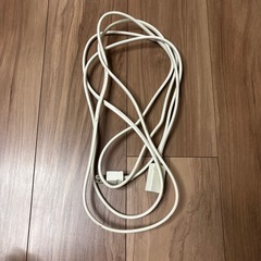 電源タップ 4口 2USBポート ホワイト　無印良品の画像