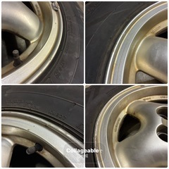 ダンロップ LAND ROVER ランドローバー 純正 16-8J +57 PCD120 ハブ径70mm 5穴 4本セット 16インチ ディスカバリー タイヤ 2005年 245/70 の画像