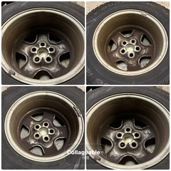 ダンロップ LAND ROVER ランドローバー 純正 16-8J +57 PCD120 ハブ径70mm 5穴 4本セット 16インチ ディスカバリー タイヤ 2005年 245/70 の画像