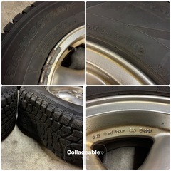 ダンロップ LAND ROVER ランドローバー 純正 16-8J +57 PCD120 ハブ径70mm 5穴 4本セット 16インチ ディスカバリー タイヤ 2005年 245/70 の画像