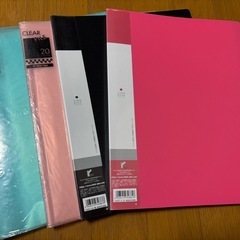 ファイルセット【クリアファイル・バインダーブック】の画像