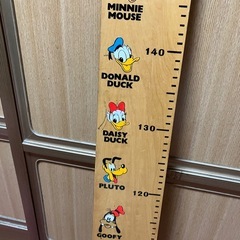 ミッキーマウス身長測り板の画像