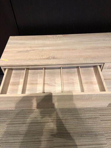 【展示品・未使用品】ローチェスト 木目調3段ローチェスト 幅120㎝ ?自社配送時?代引き可?(現金、クレジット、スマホ決済対応)