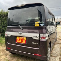 タントカスタム★車検付き/フルセグTV/Bluetooth /タイヤバリ山★即納車可能/激安/軽自動車/千葉県東金市より〜の画像