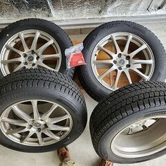 スタットレスタイヤ＋ホイ―ル　4本BRIDGESTONE／ ブリザック DM-V3の画像