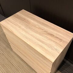 【展示品・未使用品】3段チェスト 木目調 収納タンス 幅80㎝ 🚚自社配送時💳代引き可🚚(現金、クレジット、スマホ決済対応)の画像