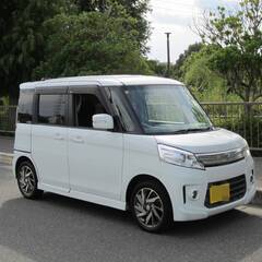 車検２年付き　スペーシア　カスタム　最上級ＴＳターボ　大型ハイトワゴン　パワフル　低燃費　広い　走行小　地デジTV　の画像