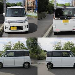 車検２年付き　スペーシア　カスタム　最上級ＴＳターボ　大型ハイトワゴン　パワフル　低燃費　広い　走行小　地デジTV　の画像