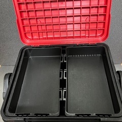 メイホウ VS7080 ランガンBOX 赤／黒 ＋ ケース4個  タックルボックス の画像