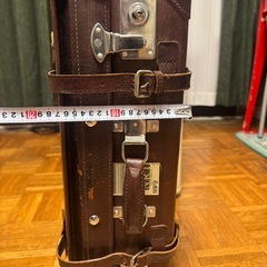 本皮革トランク ベルソス ポータブル冷温庫の画像