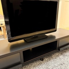 テレビとテレビ台 セットの画像